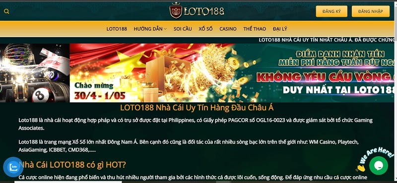 Nhà cái trực tuyến Loto188 làm lộ thông tin người chơi